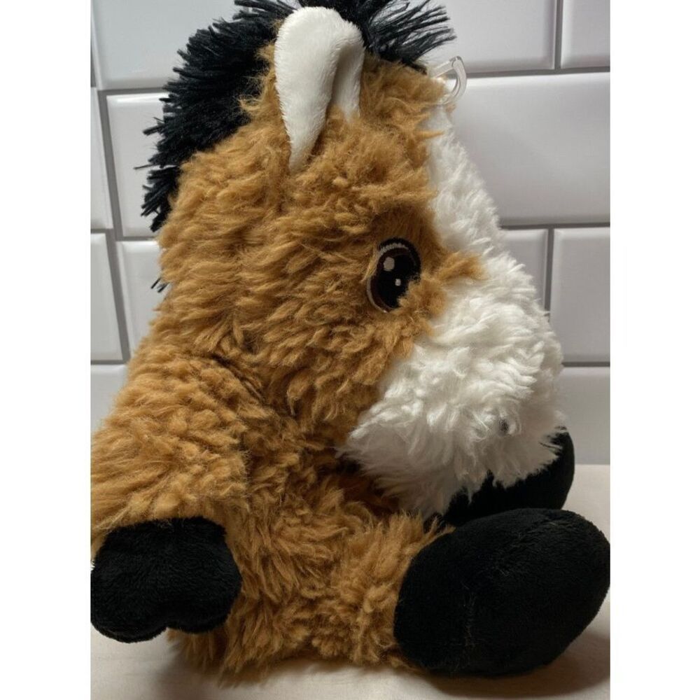 Mty international  Hand puppet horse plays, music, notes of old, McDonald, plush